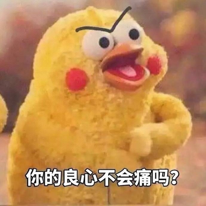 你的良心不痛鹦鹉蚊子表情v良心搞笑图片带的图片