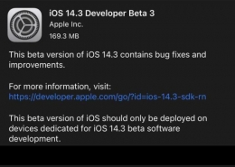 苹果IOS 14.3 beta3升级更新教程