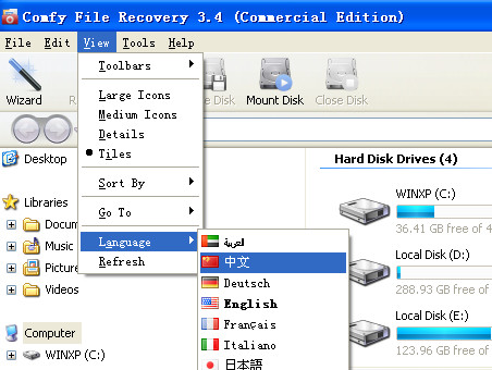 文件恢复软件(Comfy File Recovery) V3.4 绿色版_52z.com