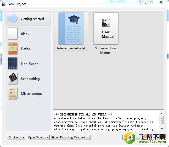 Scrivener V1.8.5 绿色免费版_52z.com