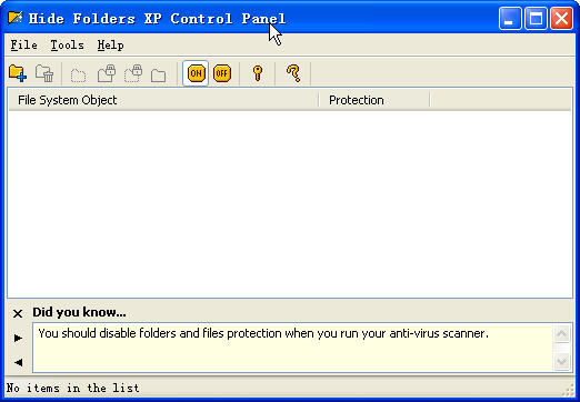 Hide Folders XP(把文件夹隐藏起来) V4.42