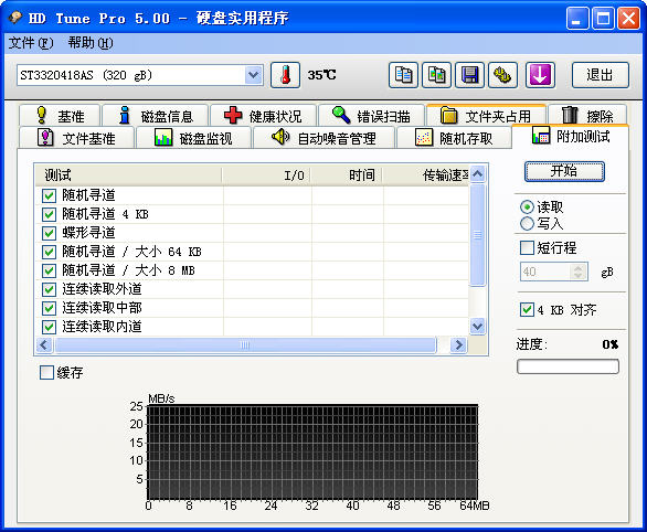 HD Tune Pro V5.00 昆子汉化绿色版