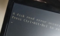 ʾA disk read wrror...ԭӲ̻Ĺ