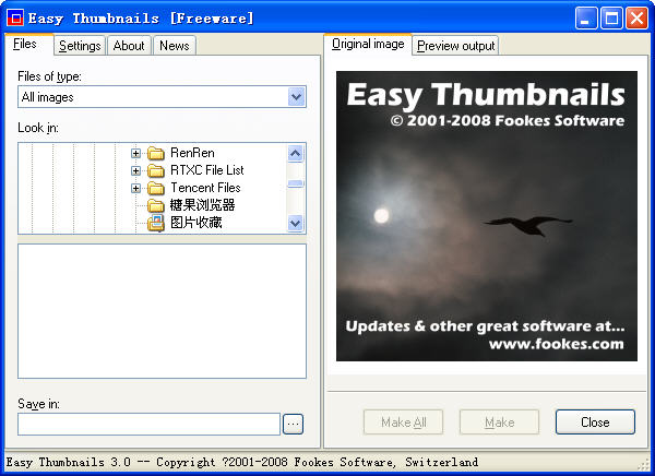 Easy Thumbnails V3.0 英文绿色免费版