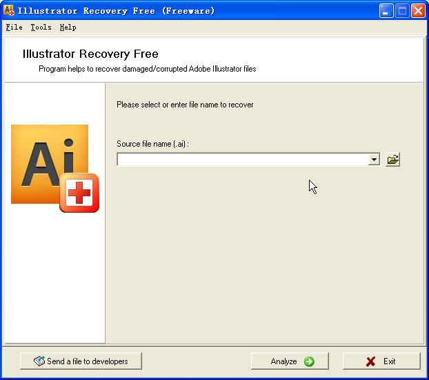 Illustrator Recovery Free V1.0.0.0 绿色版