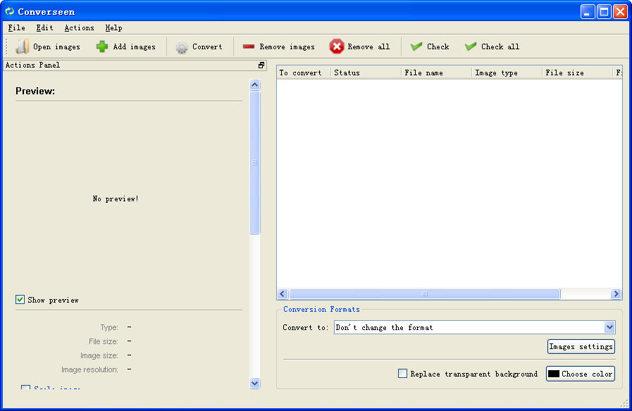 Converseen(图片批量转换软件) V0.7.2.3 免费版