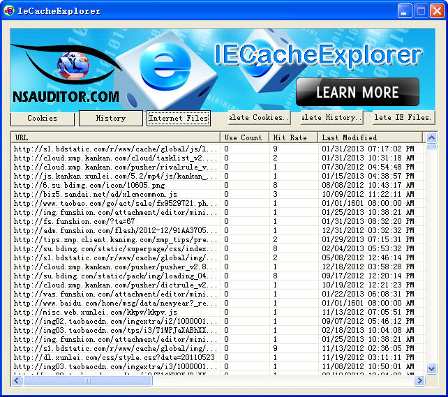 IeCacheExplorer V1.62 安装版
