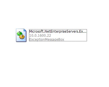 Microsoft.NetEnterpriseServers.ExceptionMessageBox.dll 10.0.1600.22