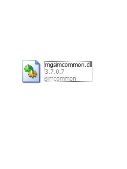 mgsimcommon.dll 3, 7, 0, 7