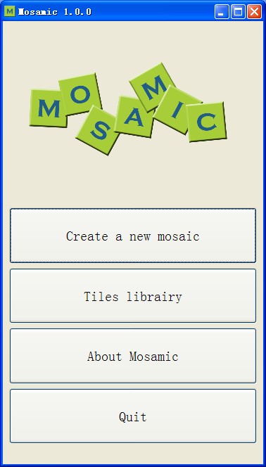 Mosamic(马赛克照片墙制作软件) V1.0 绿色版