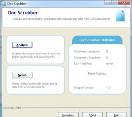 Doc Scrubber(word数据清理工具) V1.2