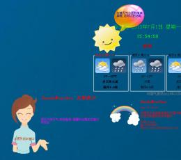 桌面天气插件(DandyWeather) V14.04.10 绿色版