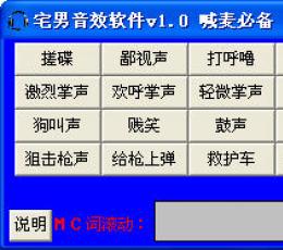 宅男音效软件 V1.0 绿色版