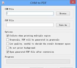 CHM to PDF(CHM转换为PDF格式) V1.0 绿色版