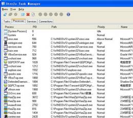 SterJo Task Manager(windows进程管理工具) V2.7 英文免费版