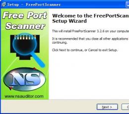 Free Port Scanner(端口扫描工具) V3.34 正式版