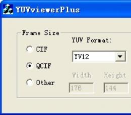 YUVviewerPlus(yuv格式播放器) V1.0 绿色版