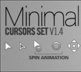 Minimalistic cursors(鼠标指针)