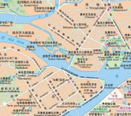 圣彼得堡地图(列林格勒）