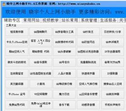 晓宇上网小助手 V1.0 绿色版