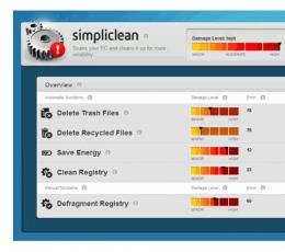 simpliclean(电脑垃圾清理工具) V1.4.7.4 绿色版