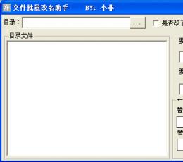 小非文件批量改名助手 V1.0 绿色版