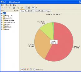 JDiskReport(磁盘数据分析) V1.4.1 免费版