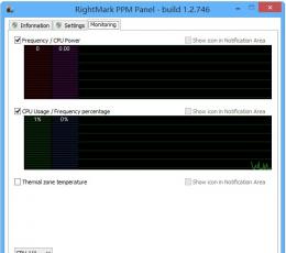 RightMark PPM Panel(CPU电源管理) V1.2.746 绿色免费版