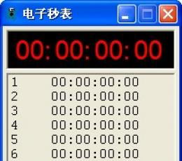迷你电子秒表 V1.0 绿色版