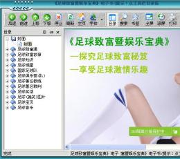 足球致富暨娱乐宝典 V1.0 绿色版