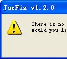 jarfix(jar包修复工具) V1.2.0 绿色版