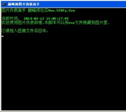 图片伪装高手 V1.0 绿色批处理版