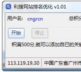 利搜网站排名优化 V1.01 绿色版