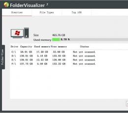 FolderVisualizer7(硬盘占用空间扫描) V1.0 绿色版