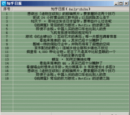 知乎日报阅读器 V1.0 绿色版