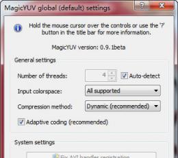 MagicYUV（高清高性能视频编解码器） V0.9.2 Beta 免费版
