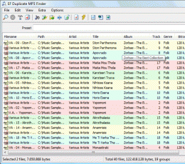 EF Duplicate MP3 Finder(音频文件管理软件) V6.0.0 免费版