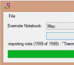 Evernote2Onenote(印象笔记导出工具) V1.0.4.147 绿色版