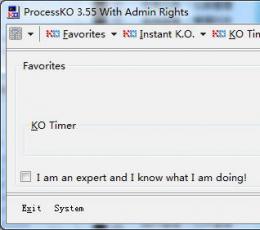 ProcessKO(进程关闭软件) V3.55 绿色中文版