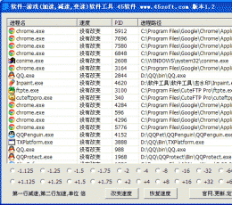 45软件游戏加速减速工具 V1.3 绿色版