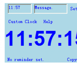 Clicky Digital Clock(桌面时钟) V1.9 绿色版