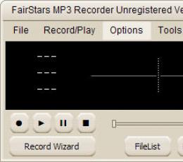 FairStars MP3 Recorder(录音软件) V2.42 特别版