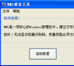 心蓝WMI修复工具 V2.1 绿色免费版