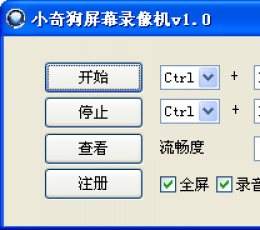 小奇狗屏幕录像机 V1.0 绿色版