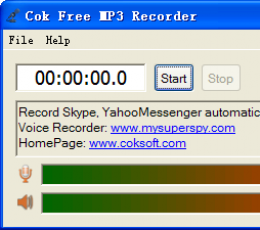 Cok Free MP3 Recorder(MP3录音机) V2.0 绿色版