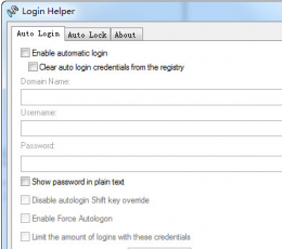 LoginHelper(系统自动登录助手) V1.1 绿色版