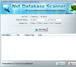 Network Database Scanner(远程数据库检测) V2.0 绿色免费版