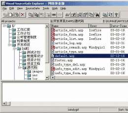 Visual Source Safe(简称VSS项目文件的管理) V6.0英文版