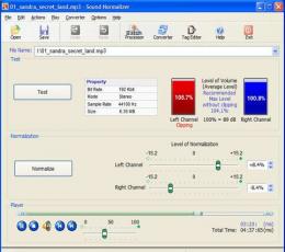 Sound Normalizer(音质优化工具) V5.73 英文绿色特别版