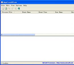 AppCrashView(显示文件崩溃的详细信息) V1.12 绿色英文免费版